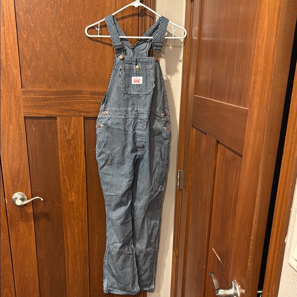 Kids Striped Overalls